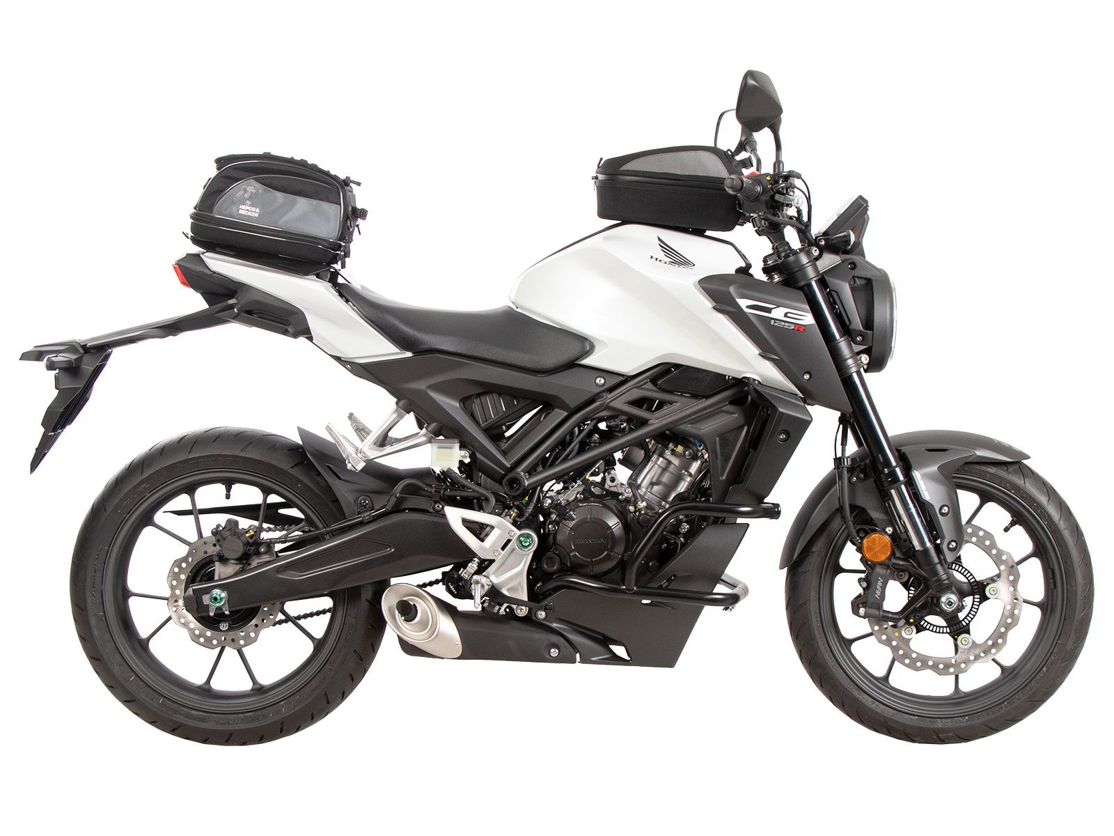 Sacoche arrière Street Basic noire pour Sportracks et Smartraks Hepco & Becker