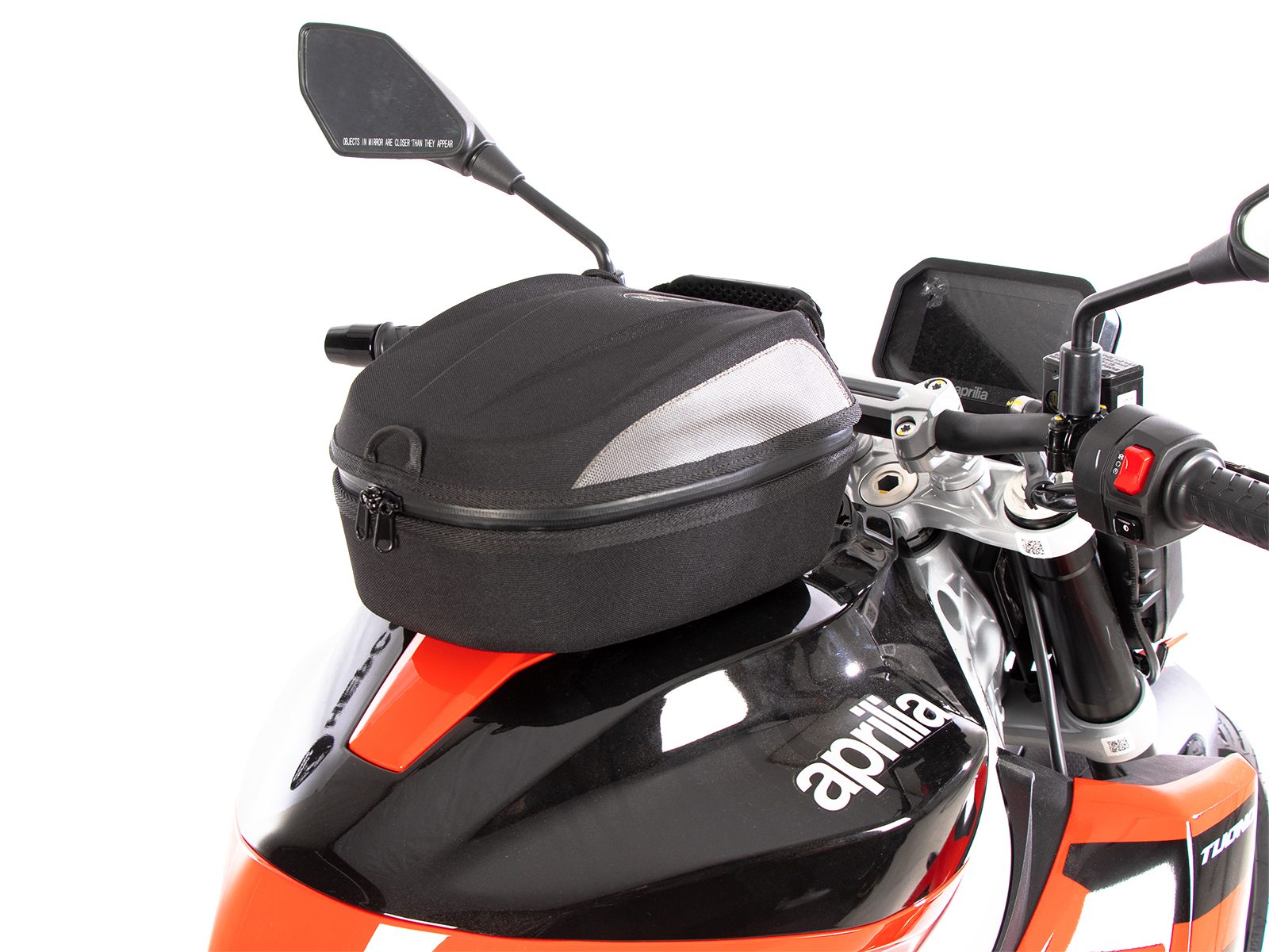 Anneau de réservoir Basic avec unité de fermeture de la sacoche de réservoir pour Aprilia Tuono 457 (25- ) Hepco & Becker