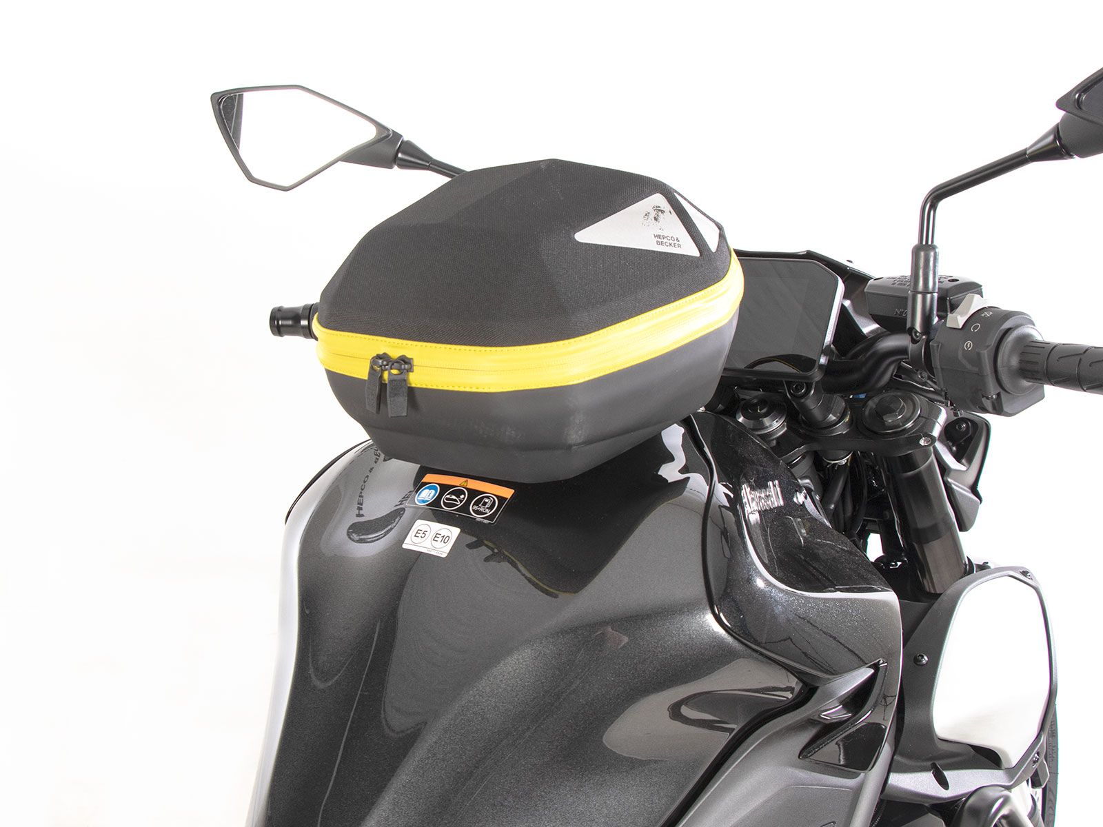 Anneau de réservoir Basic avec unité de fermeture de la sacoche de réservoir pour Kawasaki Z 900 /SE (25- ) Hepco & Becker