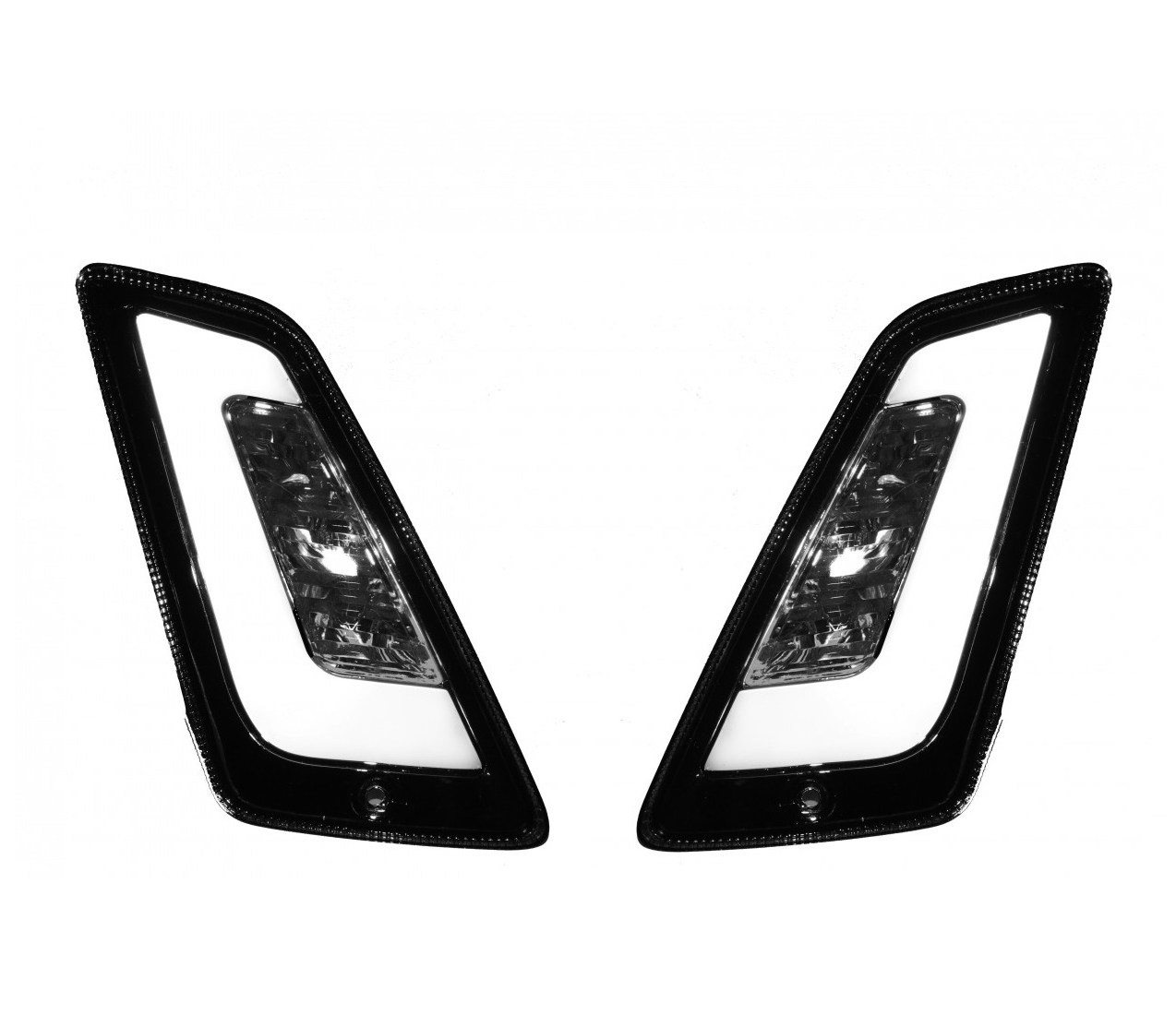 Jeu de clignotants avant LED, teintés pour Vespa GT, GTL, GTV, GTS 125-300 (2014-2018)