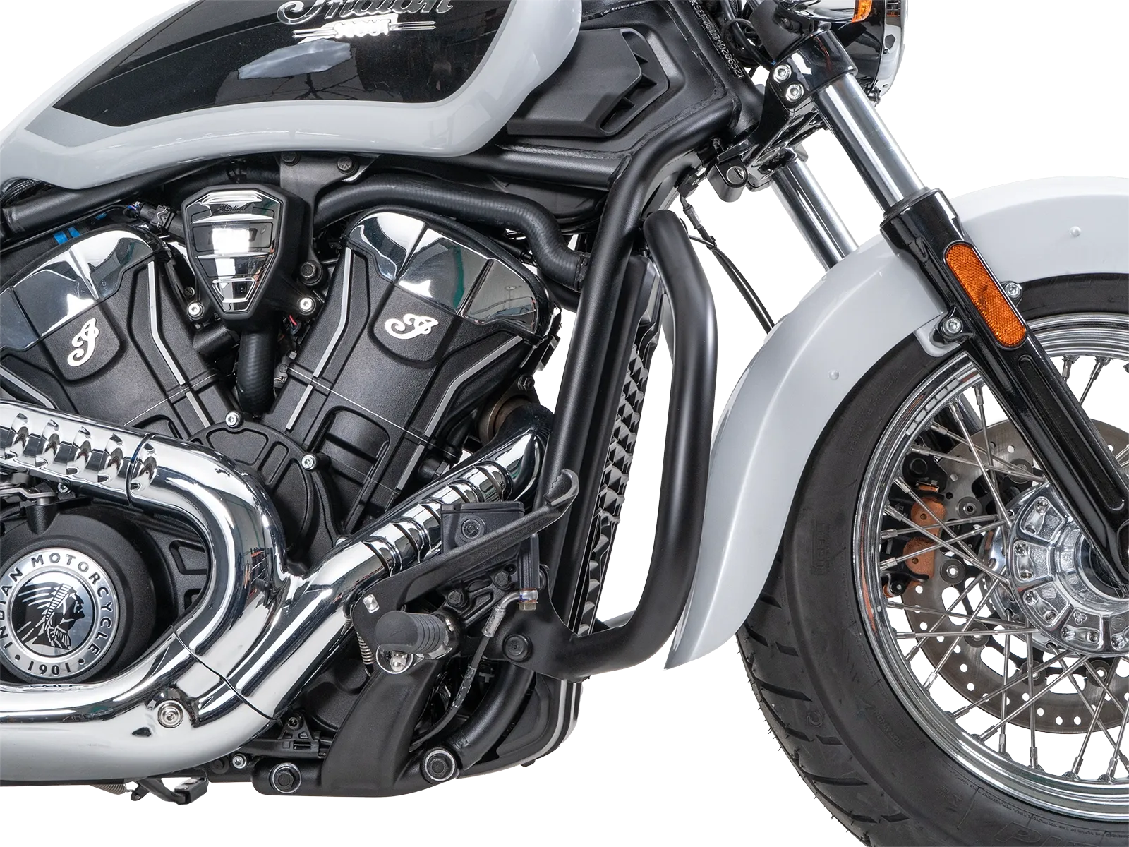 Arceau de protection moteur noir pour Indian Scout Classic 1250 (25-) Hepco & Becker