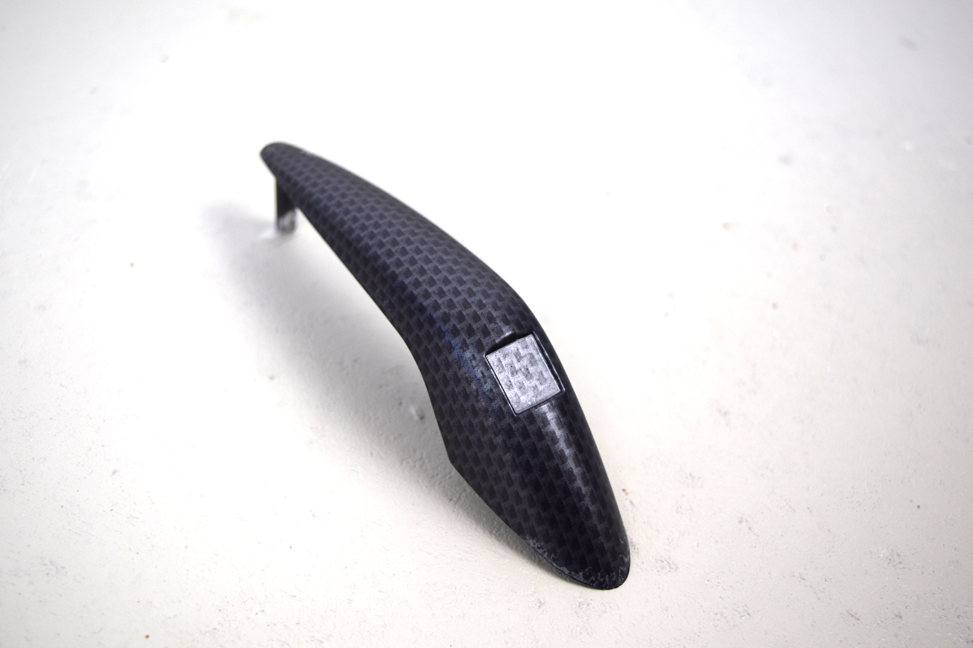 Enjoliveur original Vespa pour garde-boue, carbone