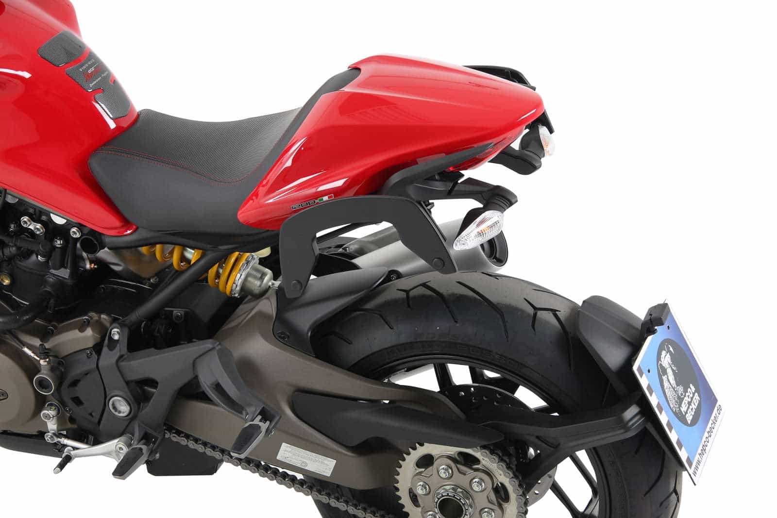 Support latéral C-Bow noir pour Ducati Monster 1200 /S (13-16) Hepco & Becker