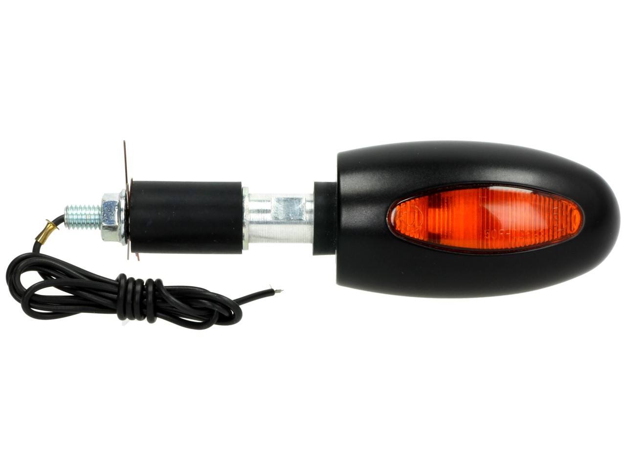 Clignotants Kellermann, BL 1000 yellow, laiton, halogène, VR/VL, 12 V, 21 W, noir satiné