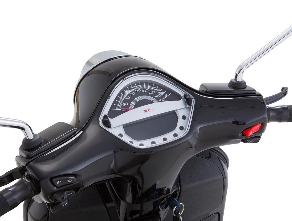 Compte-tours/tachymètre pour Vespa GTS/GTS Super/GTS SuperSport, i.e., 125-300ccm (-'14), argent