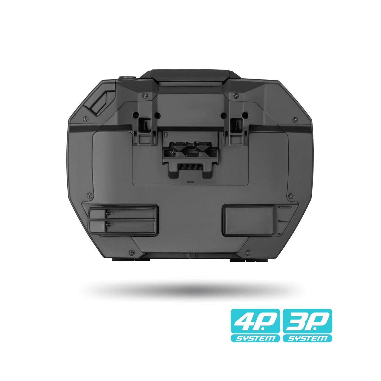 Lot de valises latérales Shad SH38X extensibles, aspect carbone / noir, 38 l