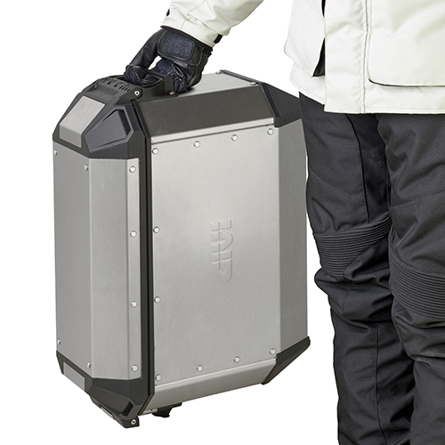 Trekker Alaska 36L Kit de valises MONOKEY argenté Givi