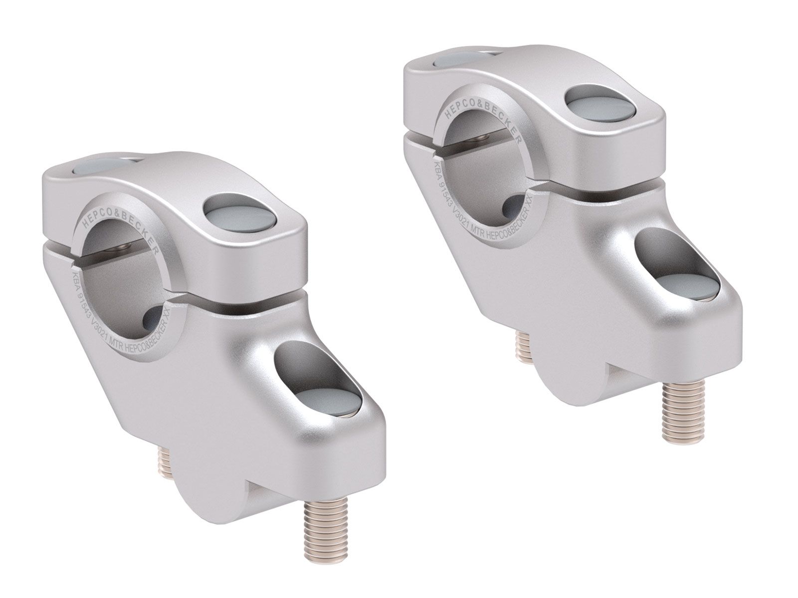 Augmentation du guidon H=30 mm avec décalage de 21 mm en arrière pour Honda CBF 1000 (06-09) Hepco & Becker