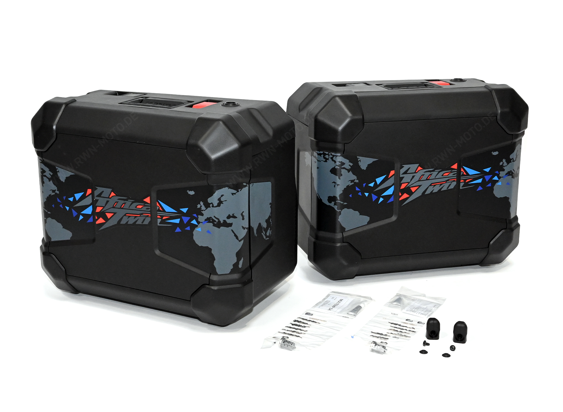 Kit de valises latérales avec autocollants design pour Honda CRF 1100 Africa Twin (24-) Original