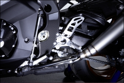 Protection de cadre, aspect carbone pour Suzuki GSX-R1000 BJ. 2009-2011/ 2012-2016