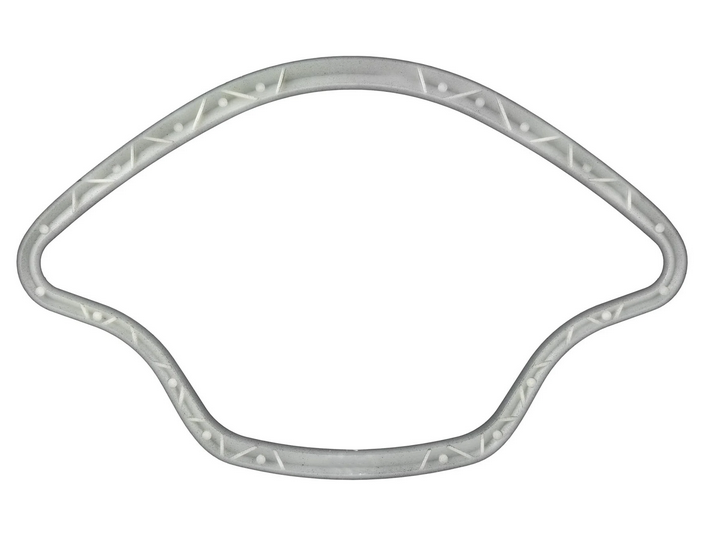 Anneau décoratif tachymètre pour Vespa Primavera/Sprint/Elettrica 50-150ccm 2T/4T AC, noir mat