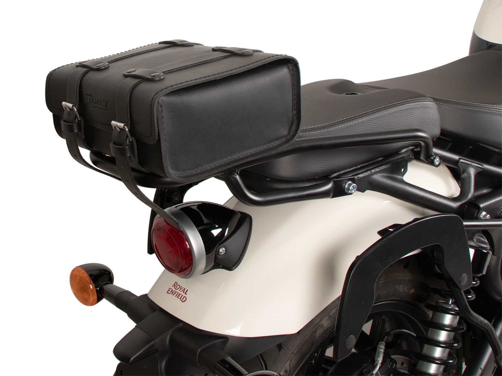 Sacoche arrière en cuir LEGACY Hepco & Becker - Noir