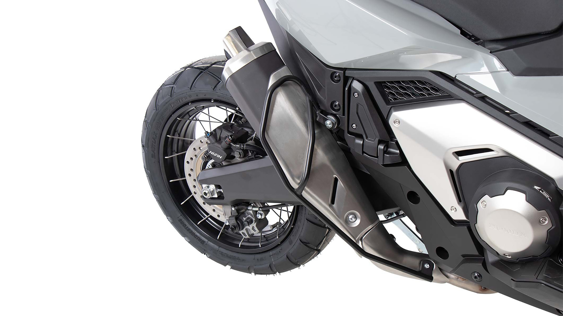Arceau de protection pour pot d'échappement noir pour Honda X-ADV 750 (21-24) Hepco & Becker