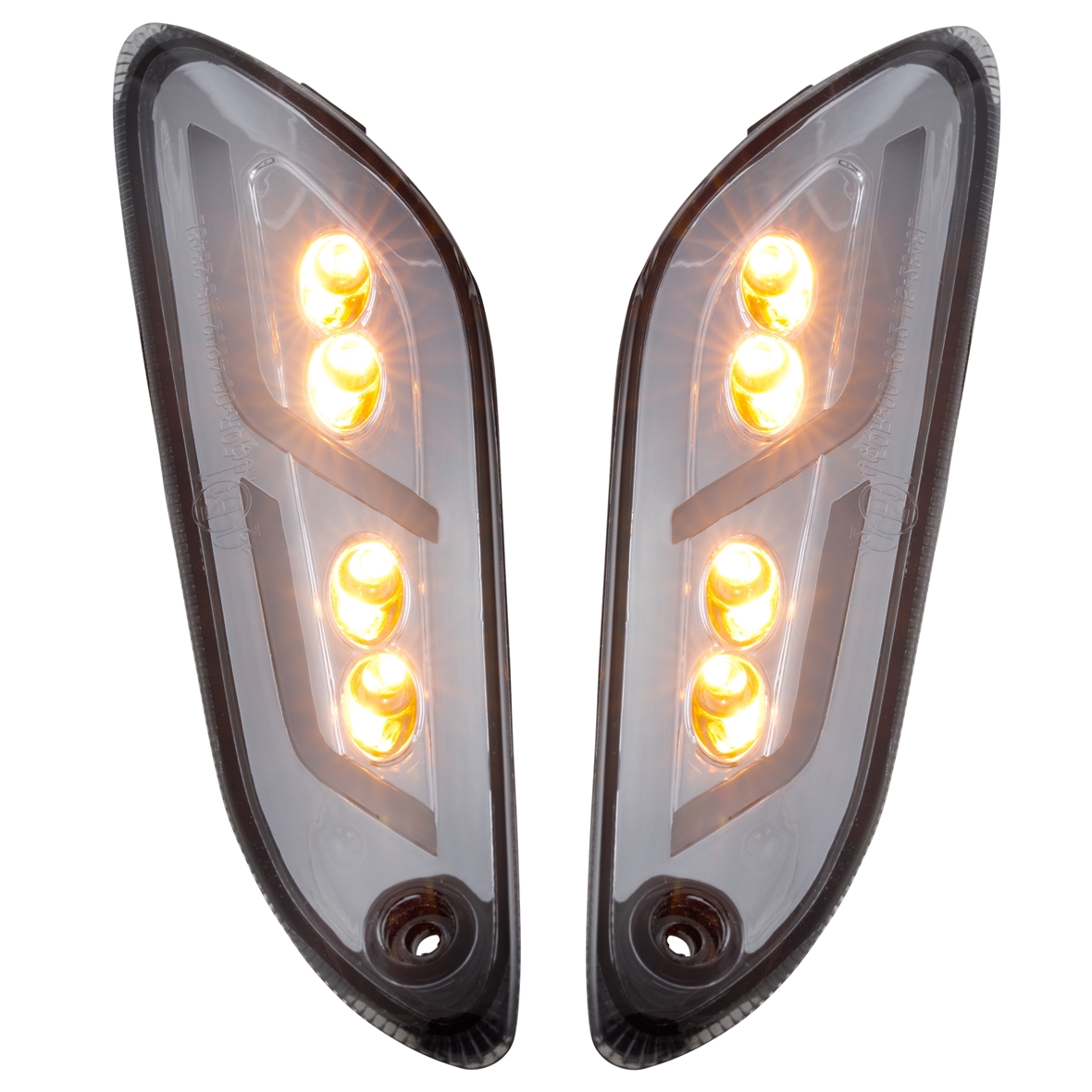 Kit clignotant arrière gauche / droite LED teinté pour Vespa Primavera / Sprint 50-150ccm SIP Style