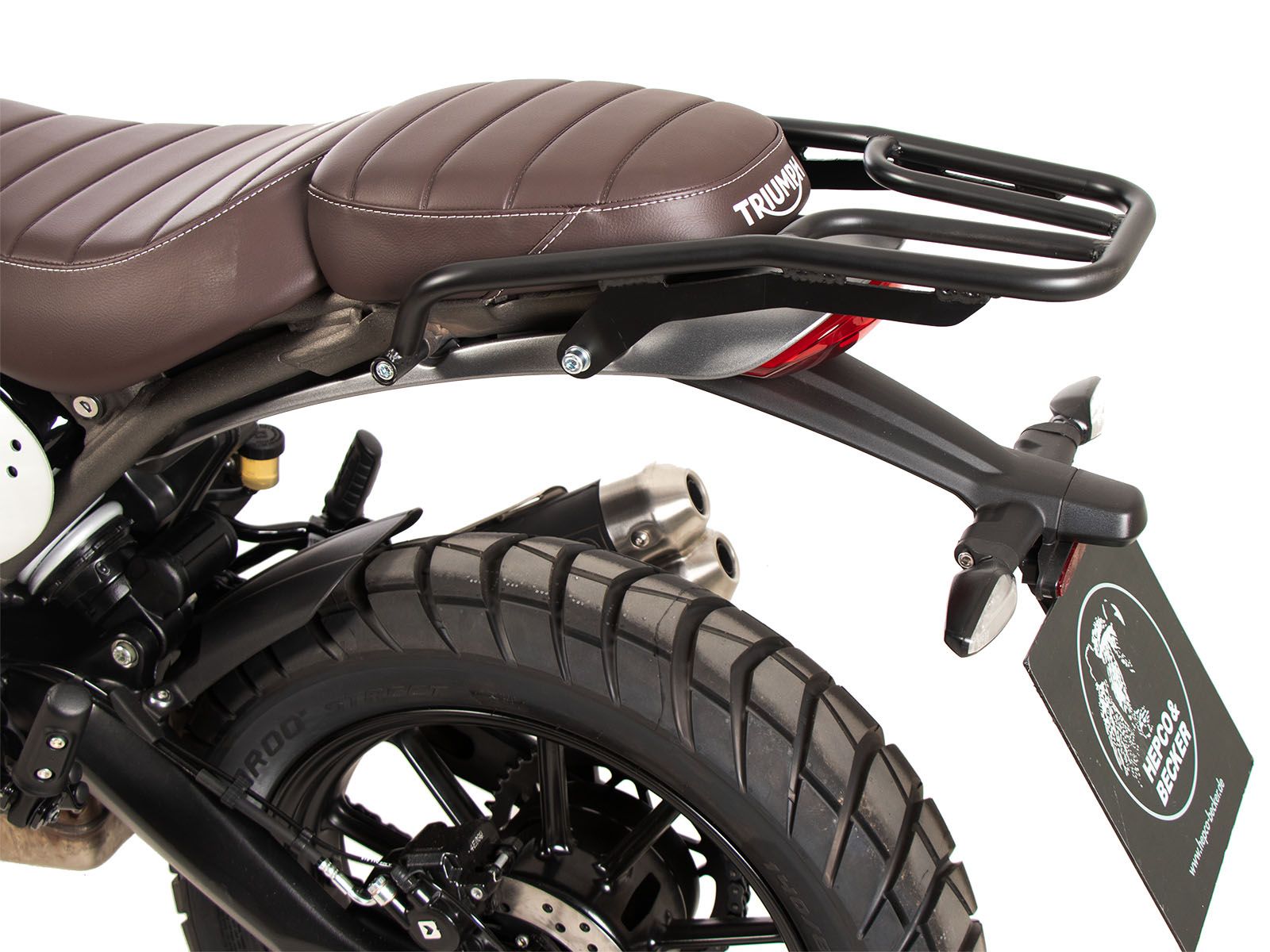Porte-bagages tubulaire pour Triumph Scrambler 400 X (24-) Hepco & Becker