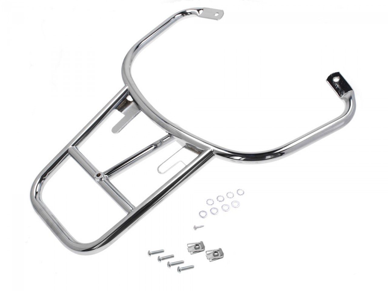 Top Case support chromé Vespa LX / S