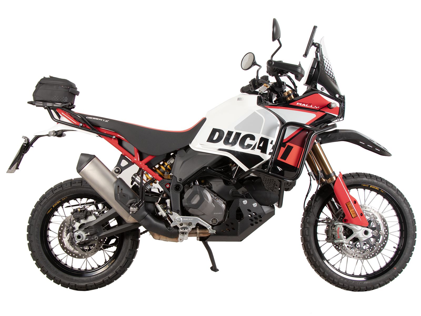 Porte-bagages arrière Smartrack noir pour Ducati DesertX (22-) Hepco & Becker
