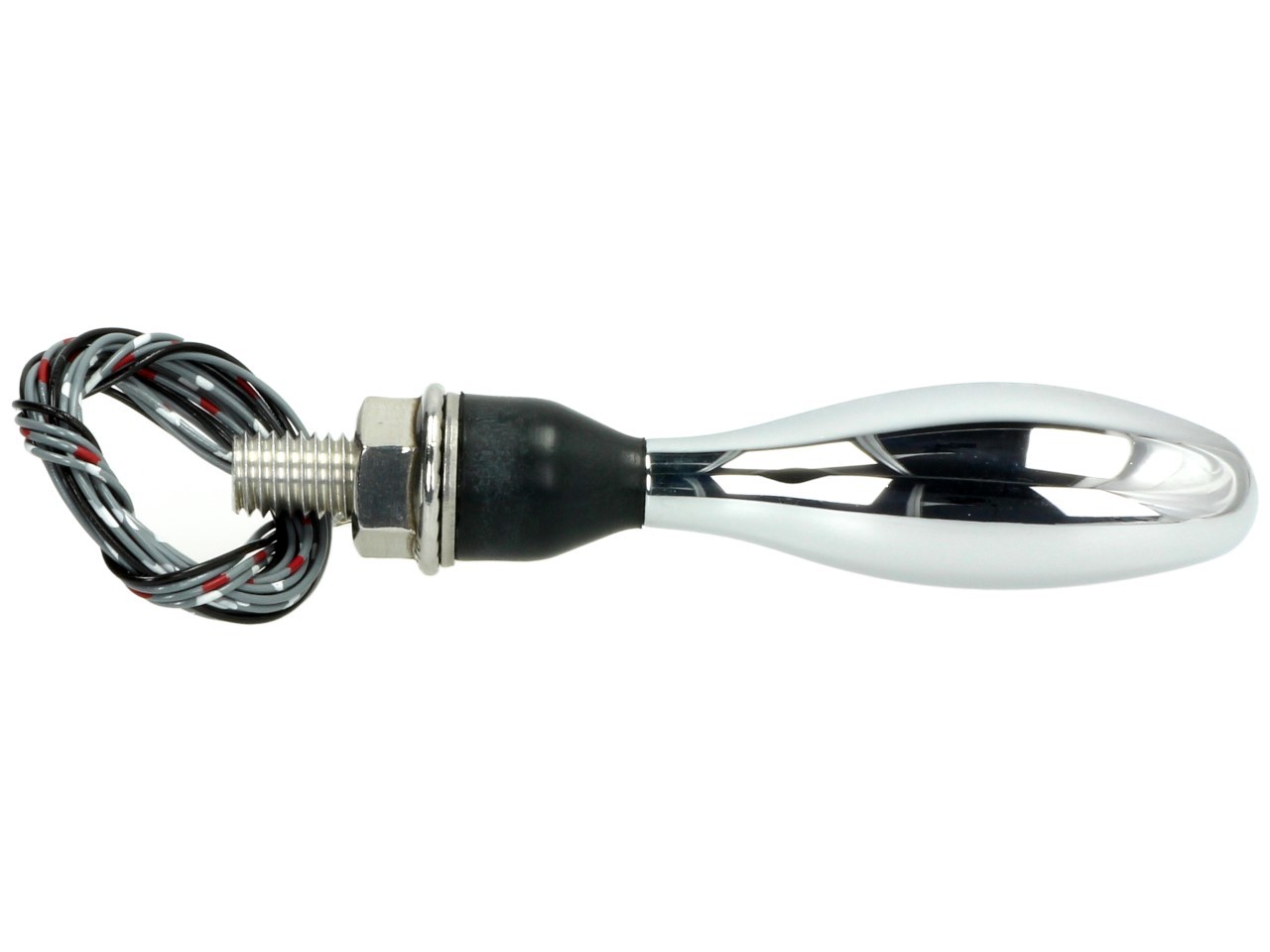 Clignotants Kellermann, feux arrière et stop, Micro 1000 DF, acier, LED, HL/HR, 12 V, chrome brillant