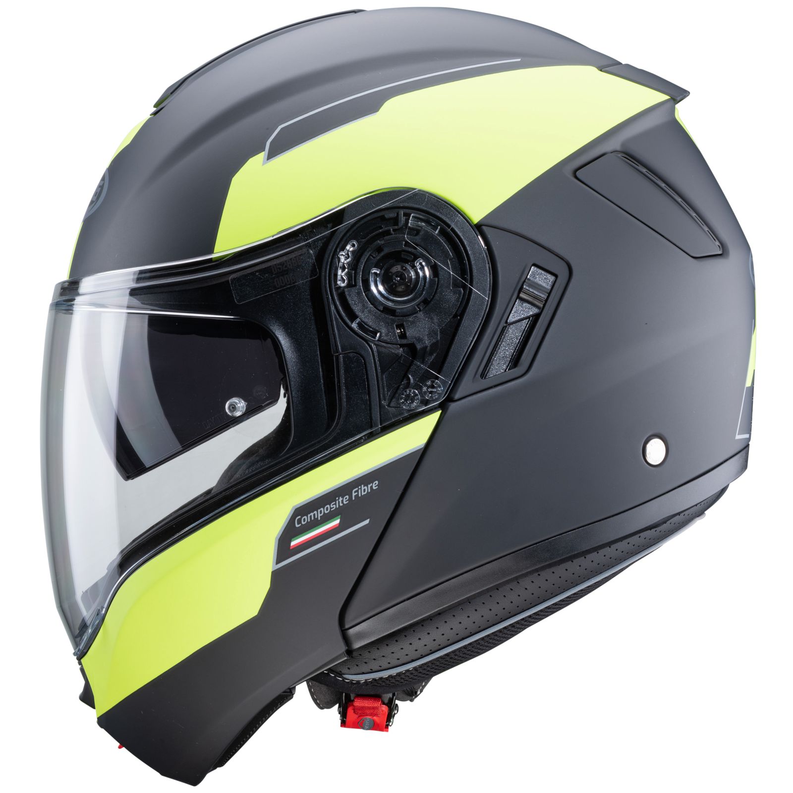 Caberg casque Levo Prospect, noir mat/jaune fluo
