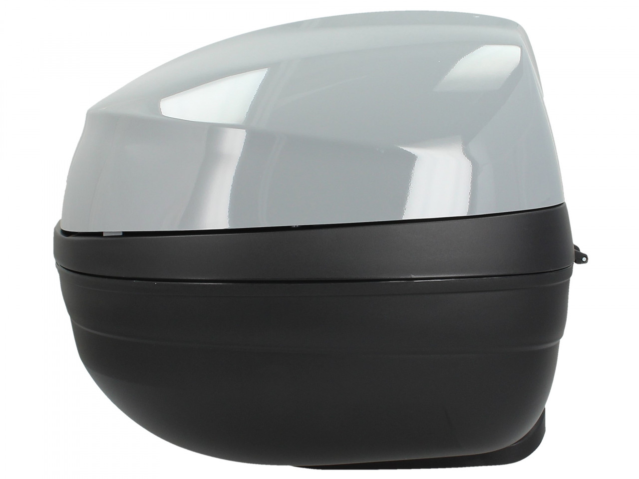 Kit Top Case (avec plaque de fixation), 37 l, gris pour Piaggio MP3 125 / 300 / Sport HPE