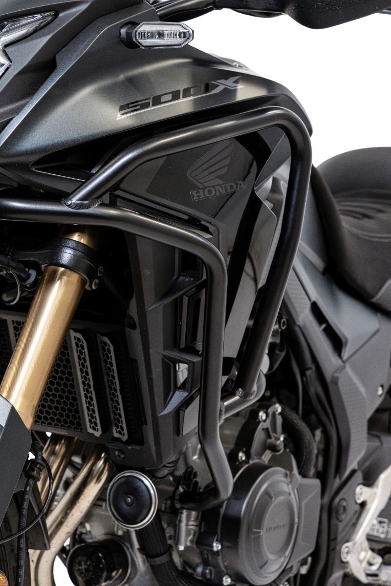 Pare-chocs en aluminium, haut pour Honda CB 500 X, noir