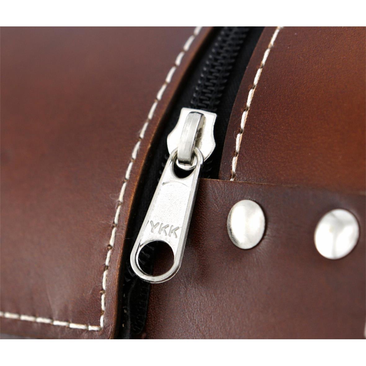 Valise en cuir "Classic" pour Vespa - marron