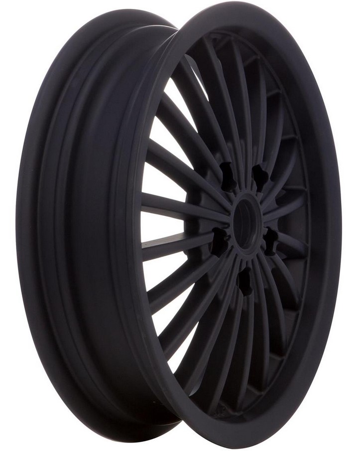 Jante avant/arrière pour Vespa GTS/GTS Super/GTV/GT 60/GT/GT L 125-300ccm, noire mate