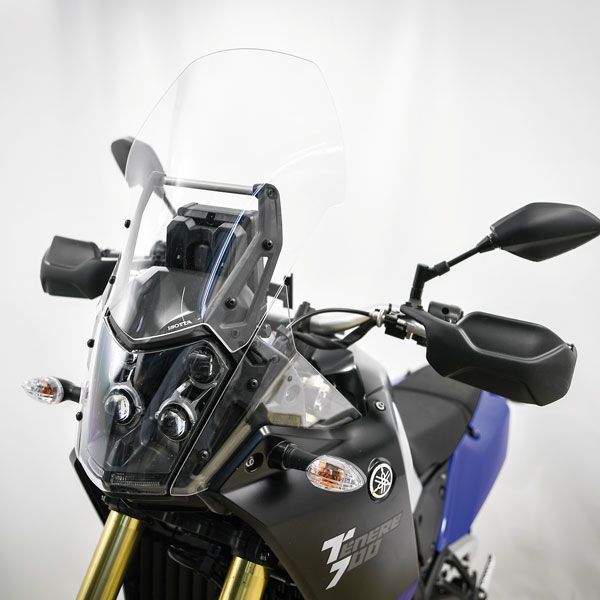 Pare-brise extra-haut transparent pour Yamaha Ténéré 700 (19-24)