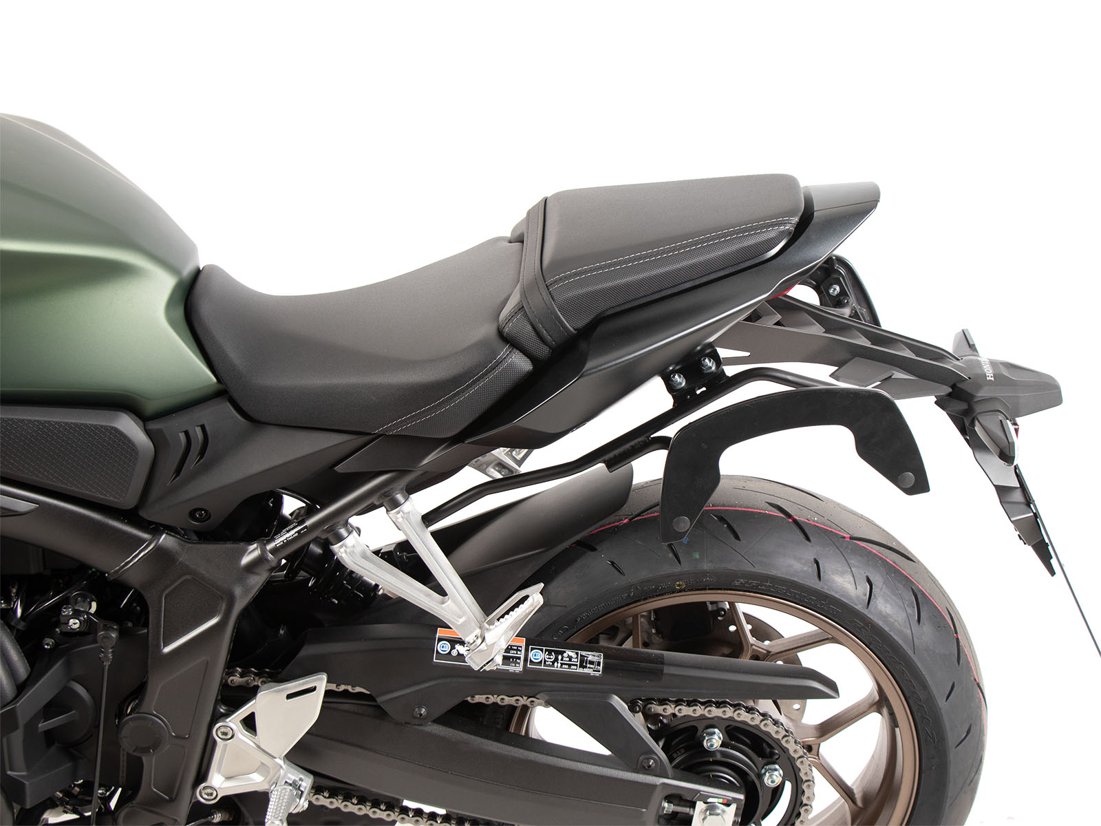 Supports latéraux C-Bow noirs pour Honda CB 650 R / E-Clutch (24-) Hepco & Becker