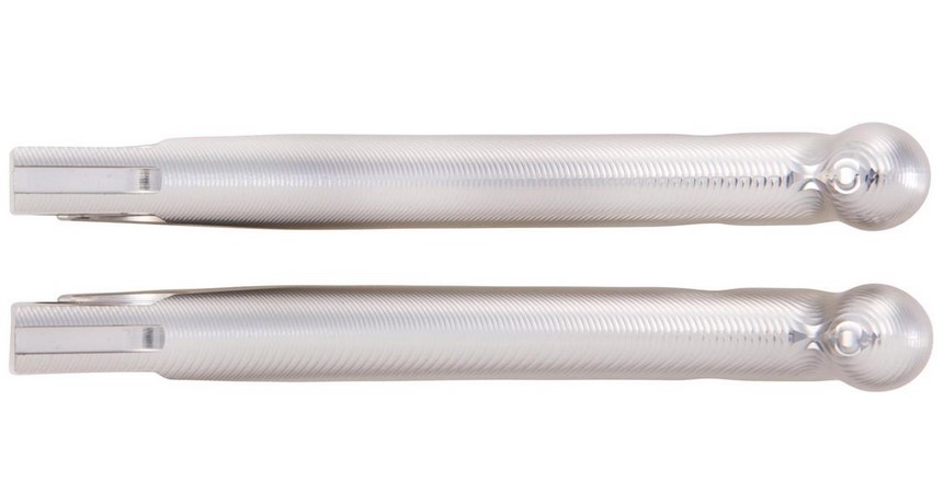 Kit levier de frein sport ZELIONI Shorty 3D pour Vespa, droite et gauche, argent anodisé