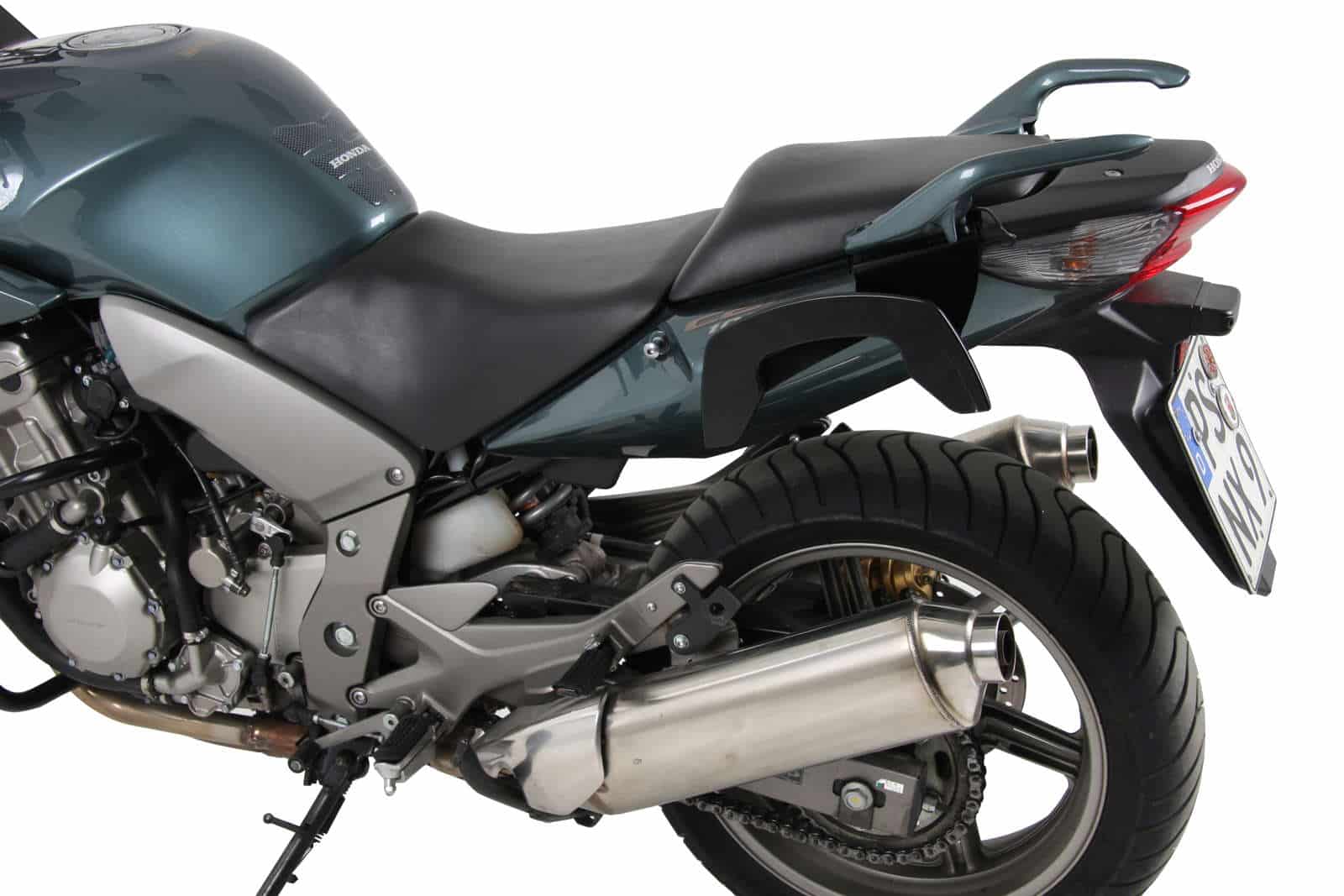 Supports latéraux C-Bow noirs pour Honda CBF 500 (04-08) /600 (04-13) /1000 (06-11) Hepco & Becker