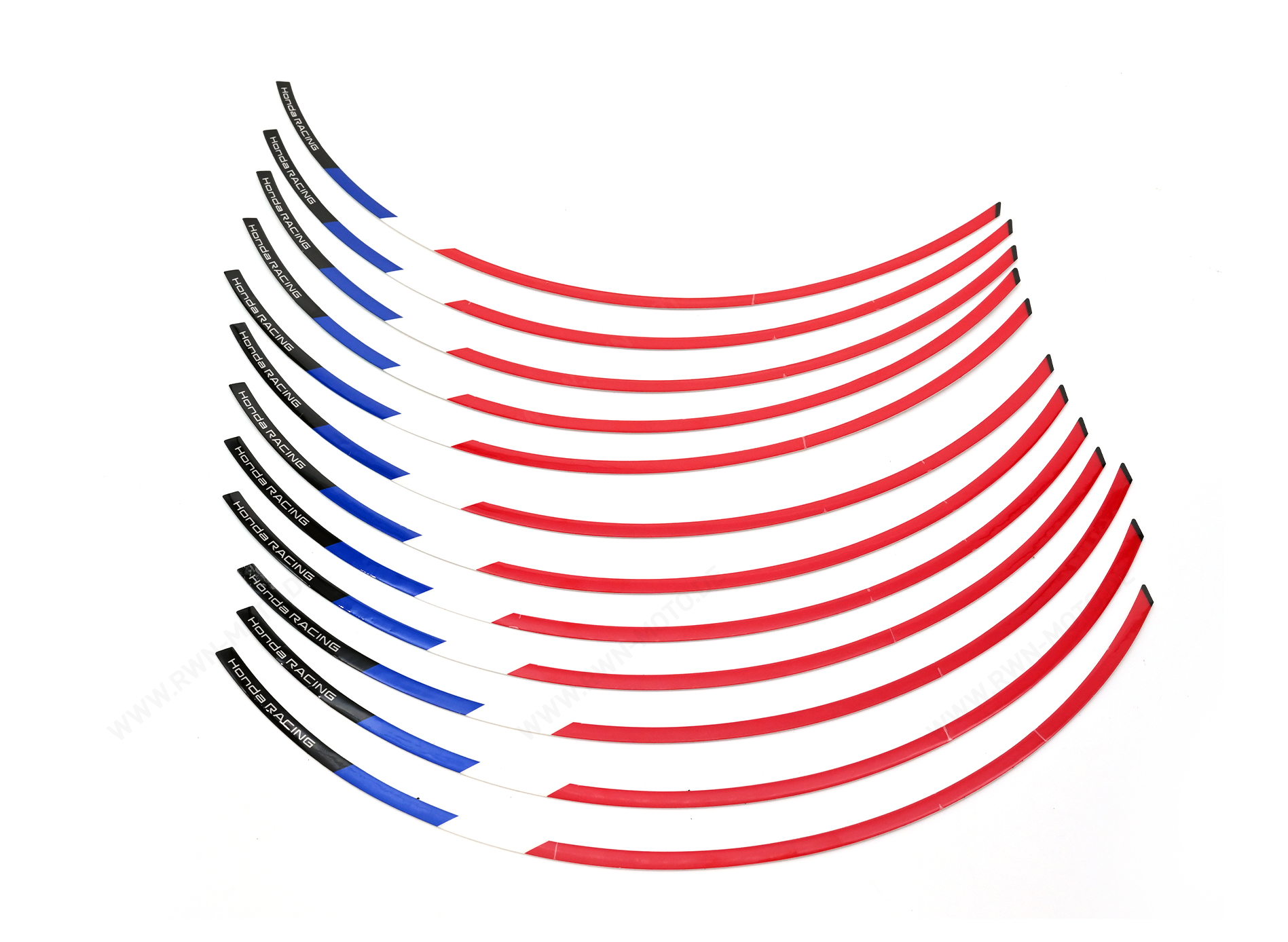 Autocollant de bord de jante "Tri-Colour" pour Honda CBR 600 RR (24-) Original