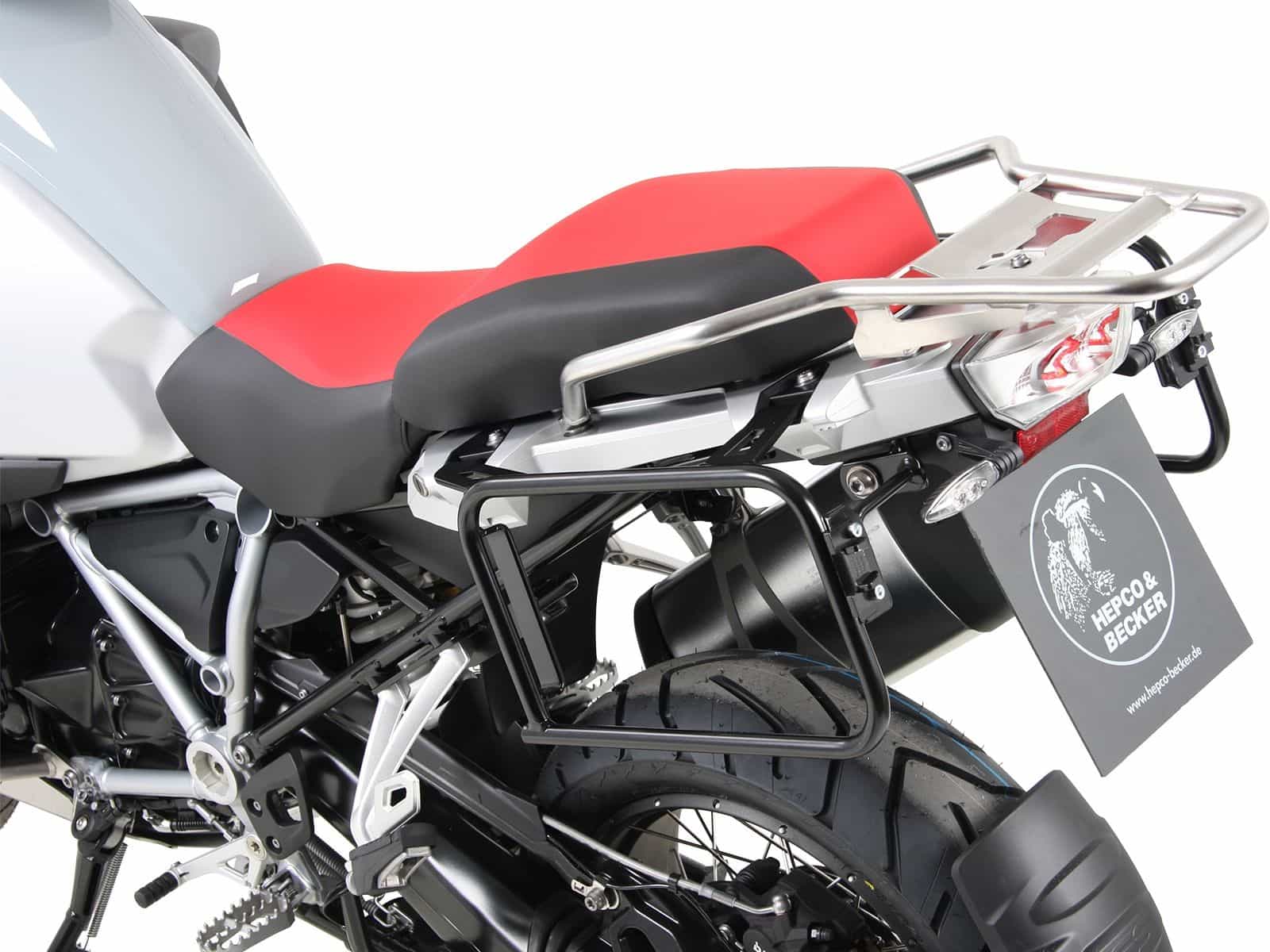 Porte-bagages latéraux Lock-it noir pour BMW R 1250 GS Adventure (19-24) Hepco & Becker