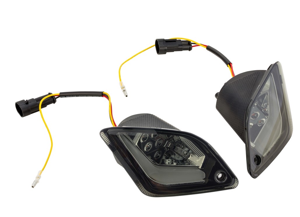 Kit clignotants arrière gauche/droite pour Vespa GTS/GTS Super/GTV/GT 60/GT/GT L ('03-'13), teinté