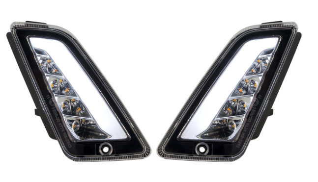 Kit clignotants avant & arrière pour Vespa GTS/GTS Super/GTV 125-300ccm ('14-), clair