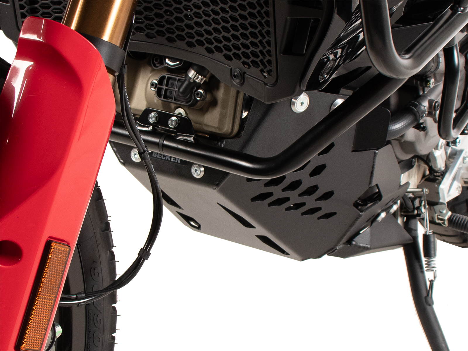 Plaque de protection moteur noire pour Ducati Desert X Rally (24-) Hepco & Becker