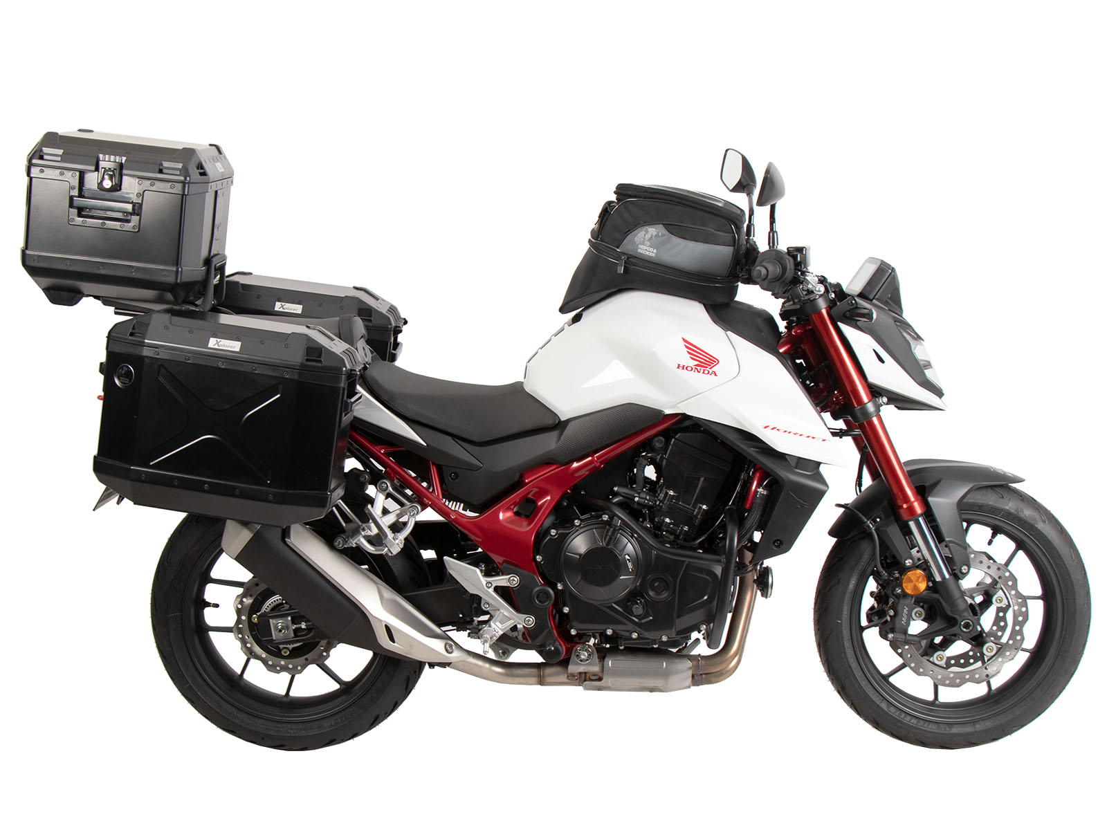 Porte-bagages latéraux Lock-it noir pour Honda CB 750 Hornet (23-) Hepco & Becker