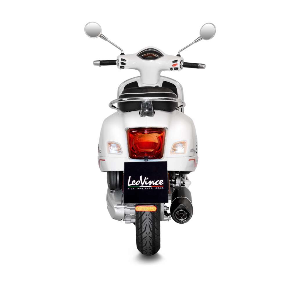 LeoVince système d?èchappement Nero, acier inoxydable, noir, système complet, pour Vespa 300 GTS Euro 5