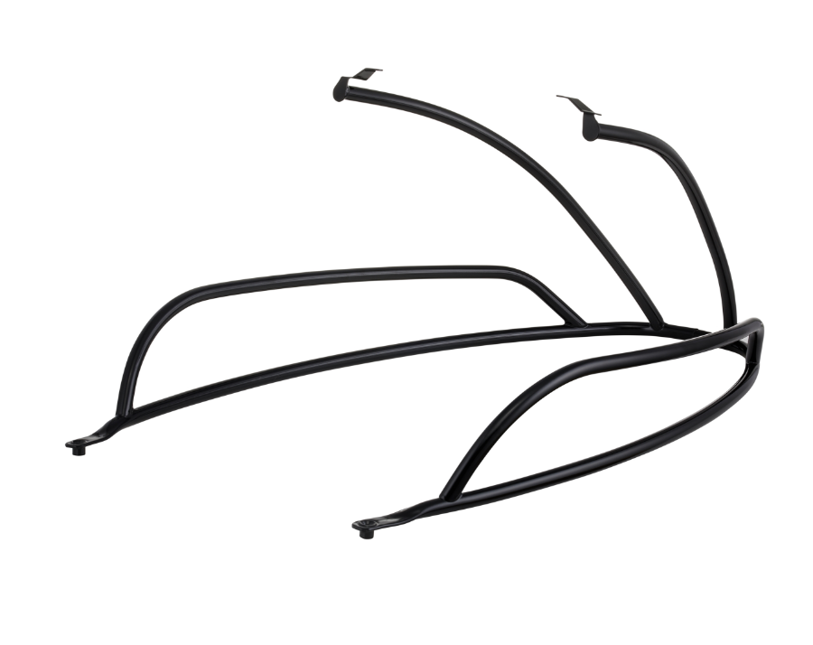 Arceau de protection latéral pour Vespa Primavera/Sprint/Elettrica 50-150ccm, noir brillant