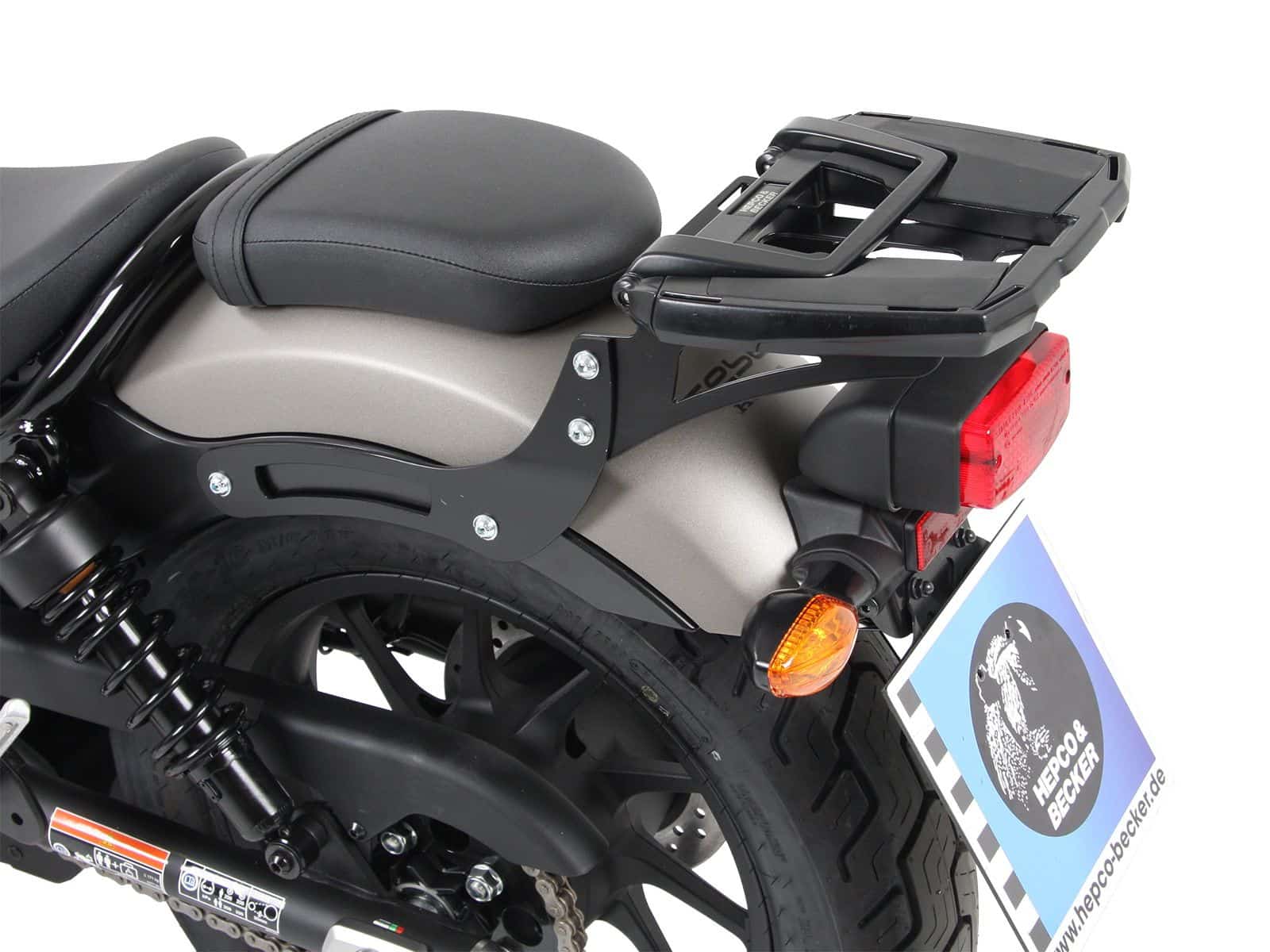 Easyrack porte-topca noir pour Honda CMX 500 Rebel (17-) Hepco & Becker