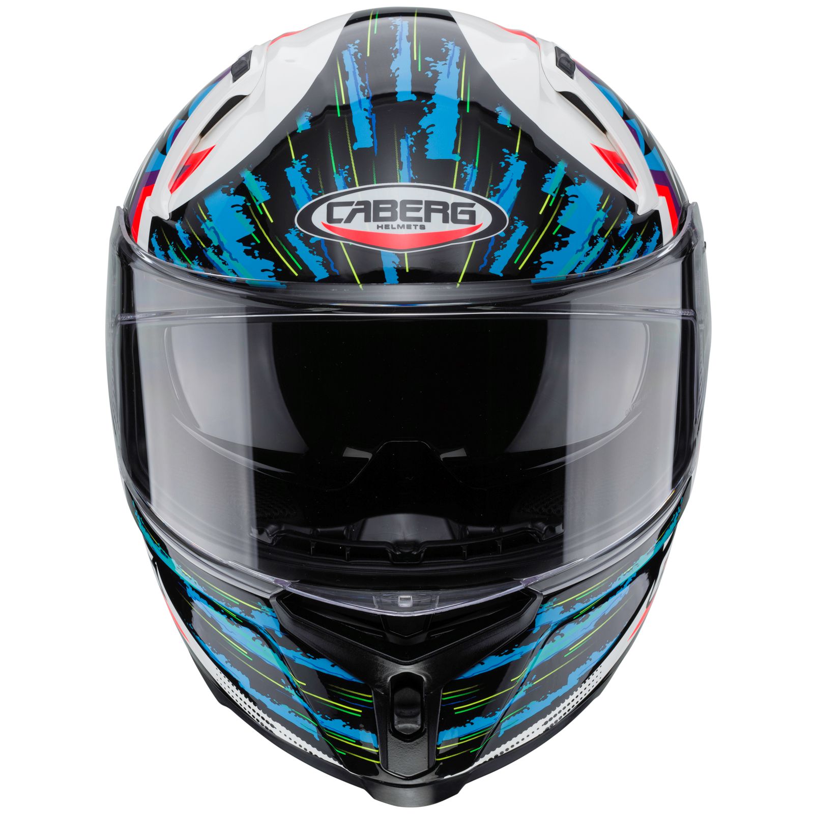 Caberg casque Avalon Hawk, blanc/noir-bleu