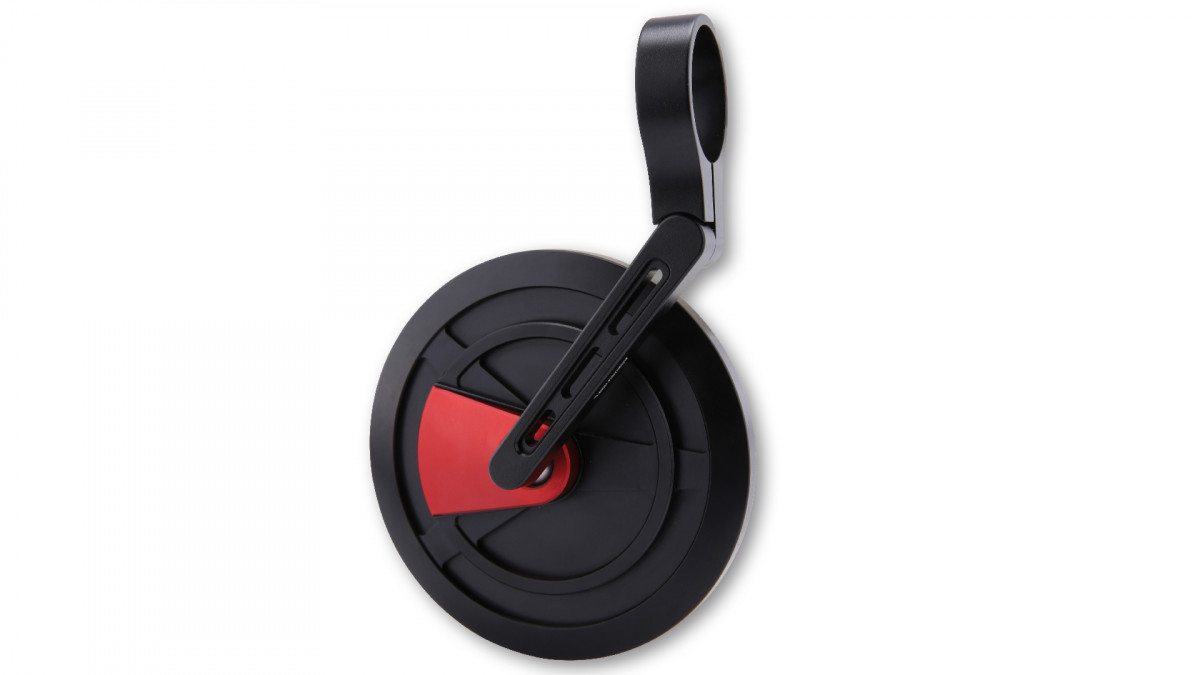 Rétroviseur final de guidon pour Vespa gauche ou droite, noir, Highsider Enterprise EP1