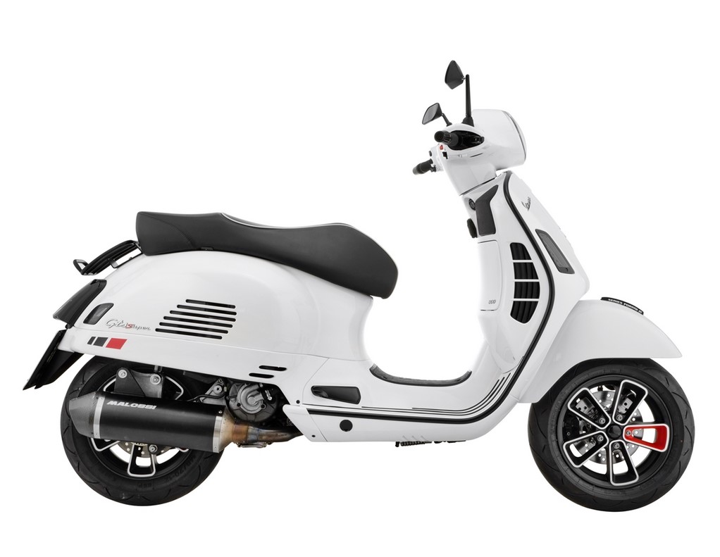 Porte-bagages arrière 70's pour Vespa GTS/GTV/GT 125-300ccm 4T LC, noir mat