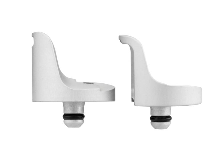 Cache trou de rétroviseur gauche & droite pour Vespa Primavera/Sprint/Elettrica 50-150ccm, argent mat