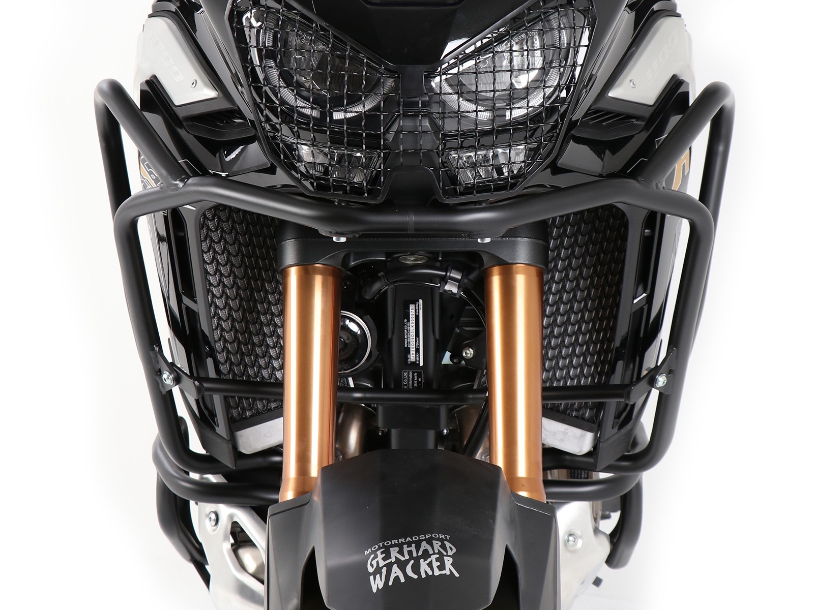 Arceau de protection du réservoir noir pour Honda CRF 1100 Africa Twin Adventure Sports Sports (20-23)