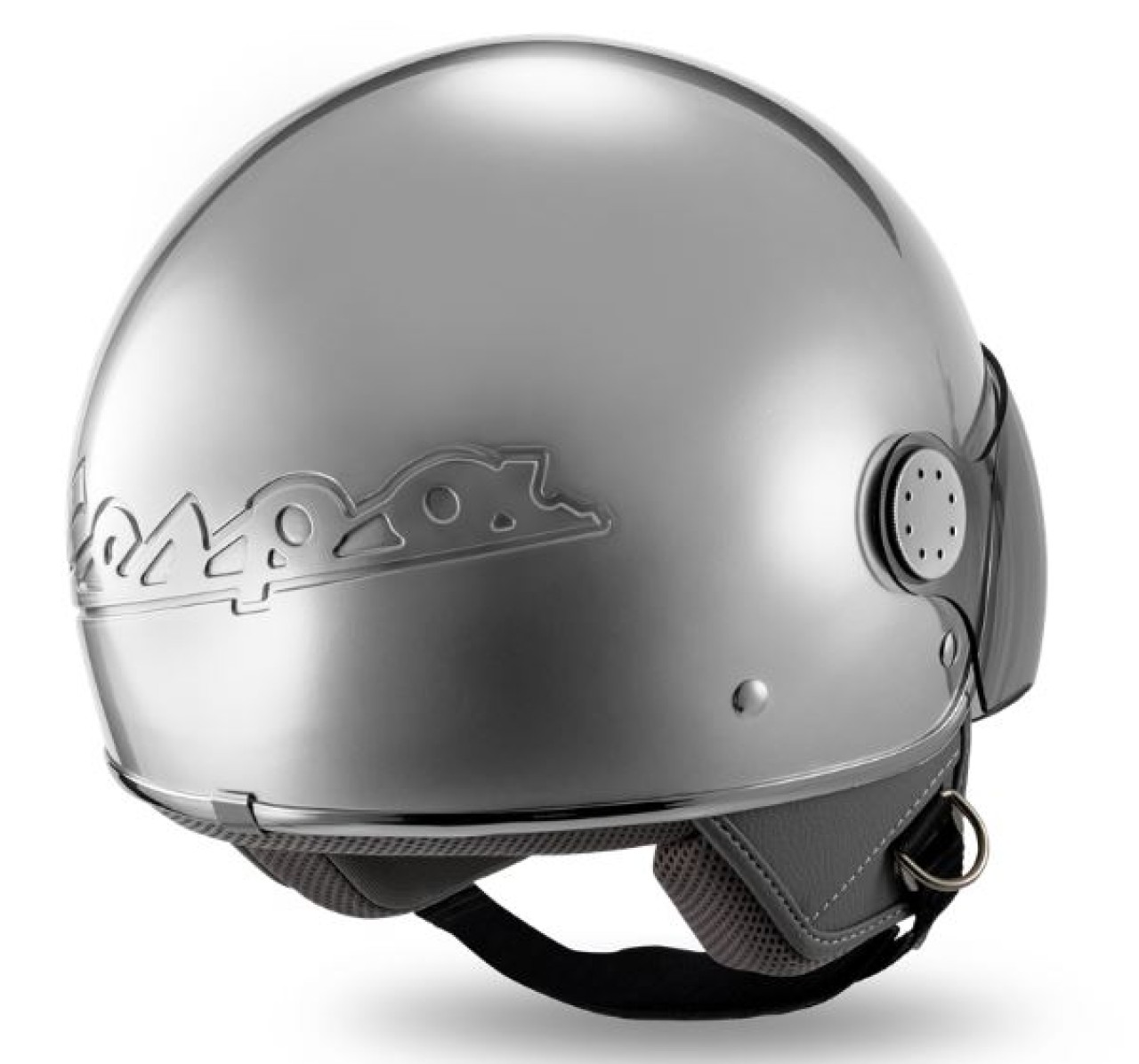 Casque jet Vespa Visor 4.0 DEC Blade argent mat