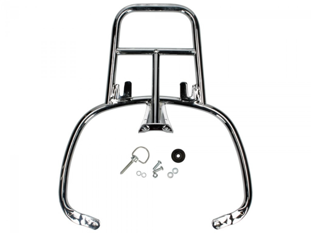 Top Case porte-bagages chromé Vespa Primavera / Sprint / Elettrica