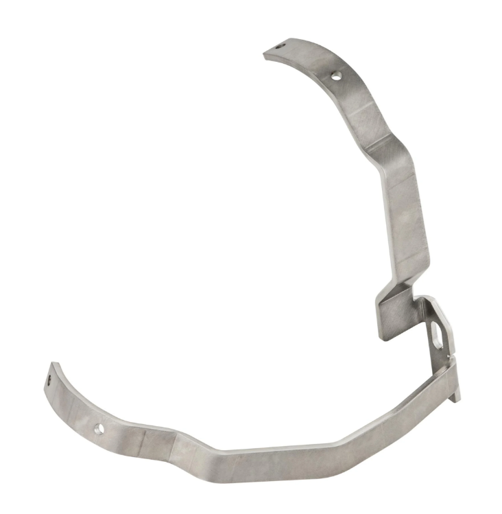 Support aile 2.0 Garelli pour Vespa PX 80-200ccm, inox brossé