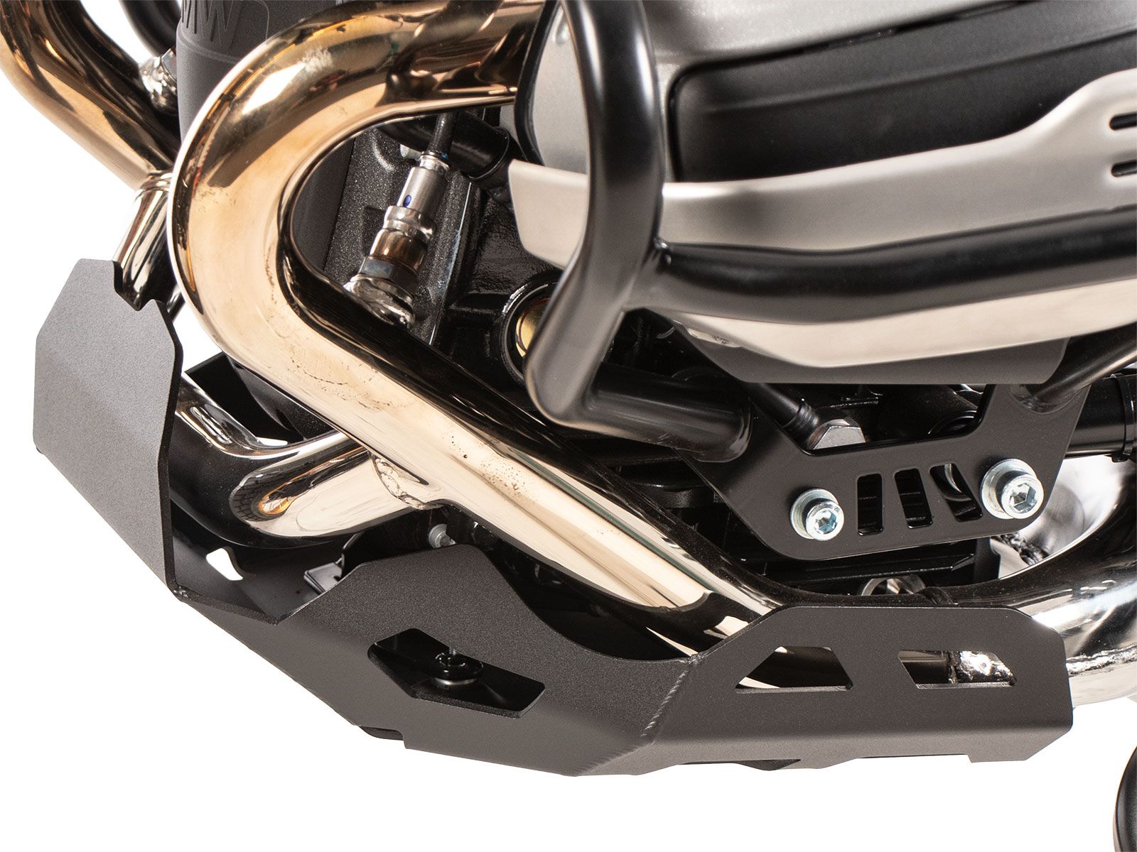 Plaque de protection moteur noire pour BMW R 12 G/S (25-) Hepco & Becker