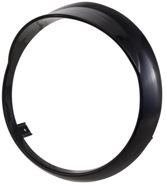 Anneau de lampe pour Vespa Primavera 50-150ccm 2T/4T, noir brillant